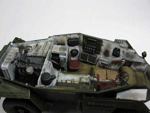 Revell humber scout car build